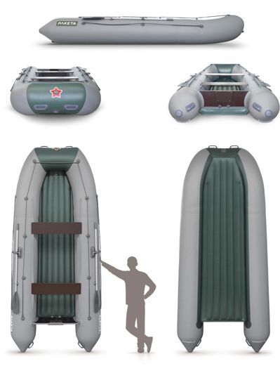 купить Лодка ПВХ РАКЕТА РЛ-380 в Москве - фото 