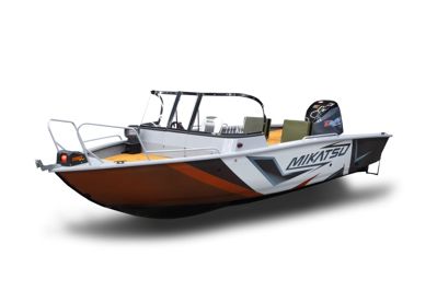 купить Комплект Алюминиевая лодка (катер) Mikatsu (Микатсу) 570 (Z43) Premium + мотор Mikatsu MF115FEL-T EFI в Москве - фото 