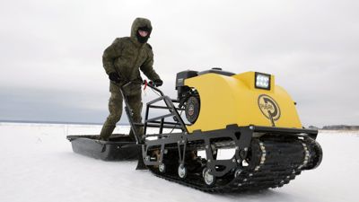 купить Мотобуксировщик РЫБАК PKD. PSD 15 л.с. (длинная база 1430мм) в Москве - фото 