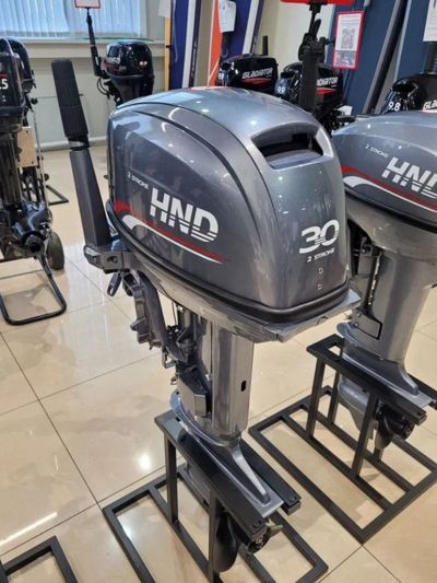 купить 2х-тактный лодочный мотор HND OB30 ERS Б/У в Москве - фото 