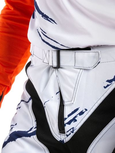 купить Мотоштаны Sharmax White-Orange в Москве - фото 