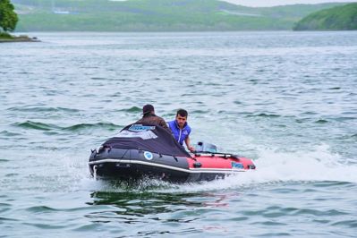 купить Лодка ПВХ STORMLINE Heavy Duty AL 380 + 2х-тактный лодочный мотор TOHATSU M 25 S в Москве - фото 