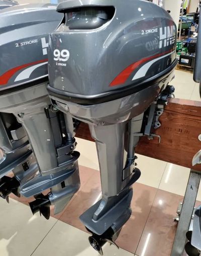 купить 2х-тактный лодочный мотор HND OB9.9 HS Б/У в Москве - фото 