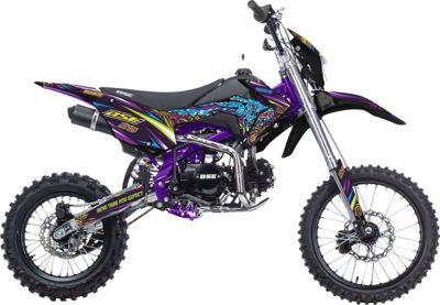 Мотоцикл BSE MX 125 17/14 Purple Dragon PITBIKE в Москве