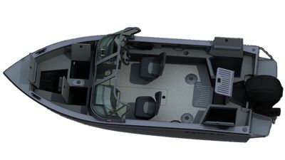 купить Катер-лодка алюминиевая SIBERIA S4 (one) в Москве - фото 