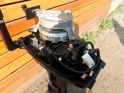 купить 2х-тактный лодочный мотор NISSAN MARINE NM 9.8 B S Б/У в Москве - фото 