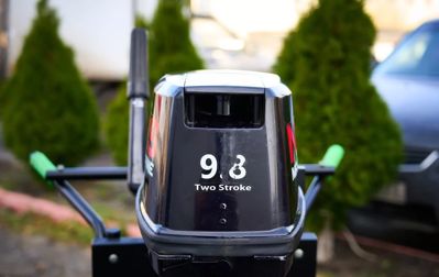 купить 2х-тактный лодочный мотор NISSAN MARINE NM 9.8 B S Б/У в Москве - фото 