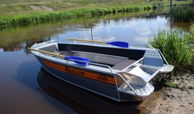 купить Алюминиевая лодка WELLBOAT-42 в Москве - фото 