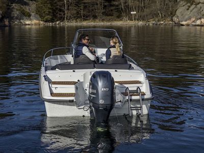 купить 4х-тактный лодочный мотор YAMAHA F80DETX в Москве - фото 