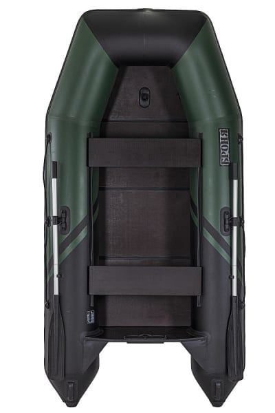 Лодка ПВХ БРОНЯ 280 СК Зелёный - чёрный в Москве