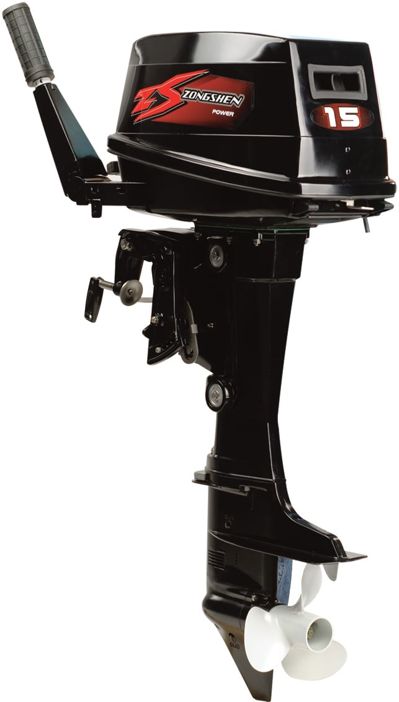 купить 2х-тактный лодочный мотор ZONGSHEN T15BMS в Москве - фото 