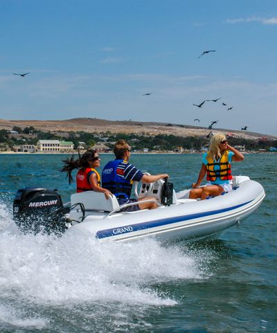 купить Лодка РИБ GRAND GOLDEN LINE G380EF в Москве - фото 