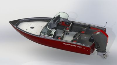 купить Катер-лодка алюминиевая ALBAKORE 560 Fish в Москве - фото 