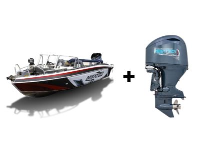 купить Комплект Алюминиевая лодка (катер) Mikatsu (Микатсу) 590 (Z99) Sport + мотор Mikatsu MF115FEL-T EFI в Москве - фото 