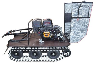 купить Мотобуксировщик KOIRA T 15 (15 л/с), стеклопластик в Москве - фото 